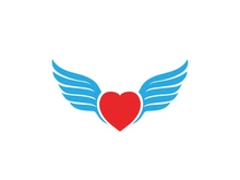 Love wing  Logo and symbols Vector Template