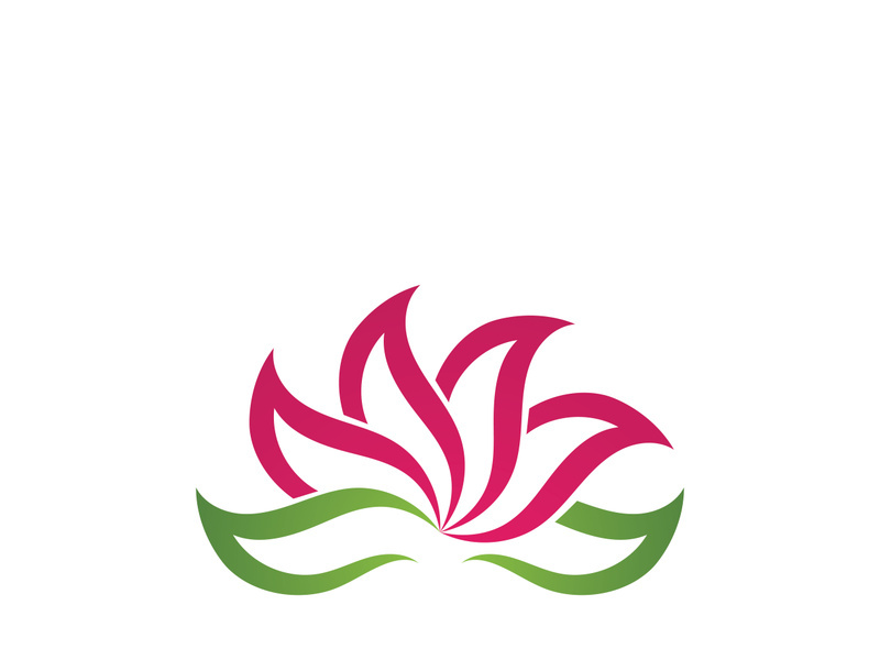 Beauty Vector lotus flowers design logo Template icon