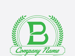 B logo design preview picture