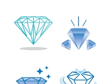 Diamond logo template vector icon illustration design