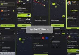 Cab Booking Mobile App - UI Kit