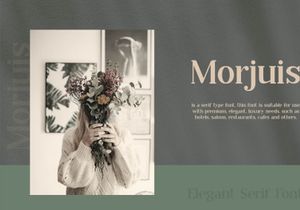 morjuis - Serif Font