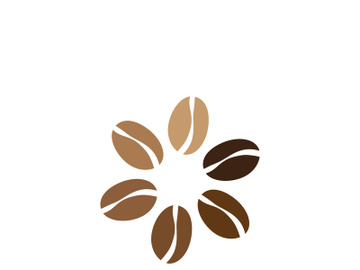 Coffee bean logo for cafe, business, label. preview picture