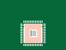Circuit processor symbol and icon