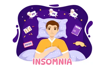 15 Insomnia Vector Illustration