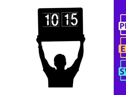 Substitution board in sports with score 10 to 15