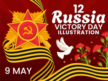12 Russia Victory Day Illustration preview picture