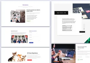 25 Intro Blocks Widgets for Web UI Kit Ver-01