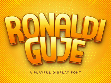 RONALDI GUJE - Display Sans Font preview picture