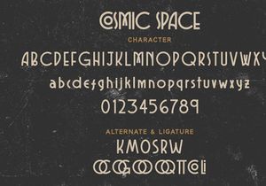 Cosmic Space - Retro Font