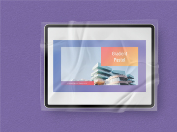 Gradient Pastel Google Slide Template preview picture