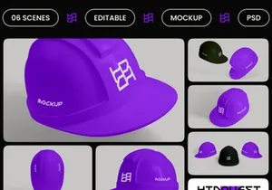 Safety Helmet Mockup