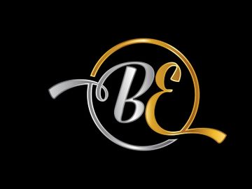 Imagen de vista previa de Diseño vectorial de iniciales B E logo. Símbolo alfabético gráfico para identidad corporativa empresarial