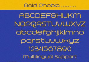 Bold Phobia - Display Font