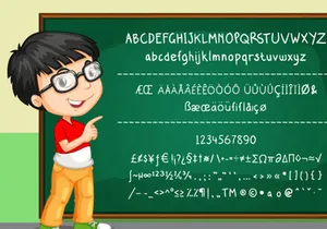 My Kids Handwritten Font