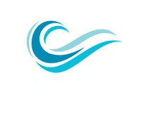 Water wave vector icon illustration design