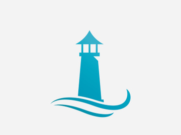 Light House Logo vector Template preview picture