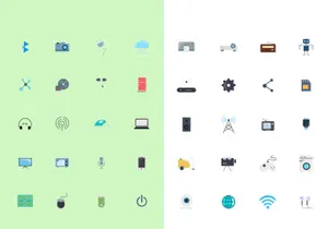 Technology Color Icons
