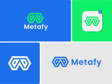 lettermark m logo - letter m logo - app logo - unique logo preview picture