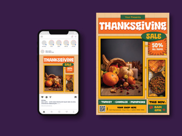 Thanks Giving Sale Flyer preview picture