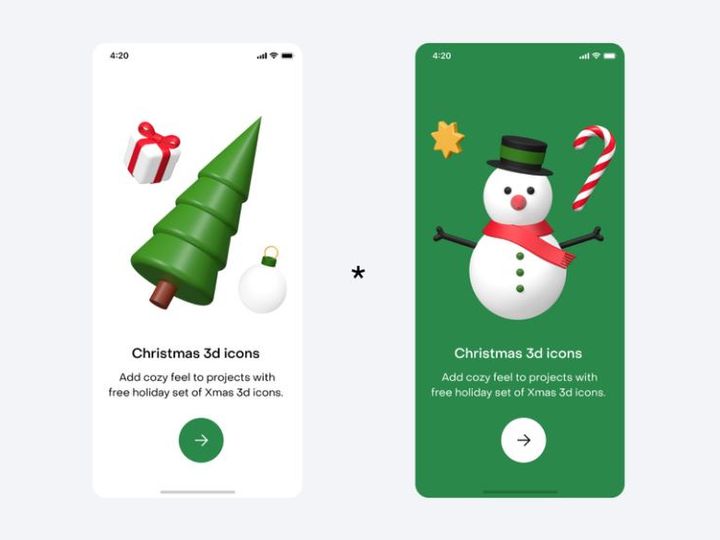Christmas 3D Icons