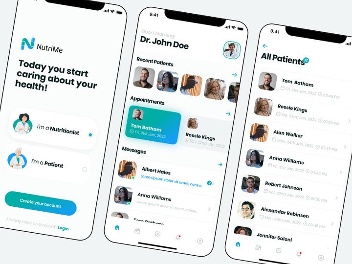 Healthcare App Concept Design