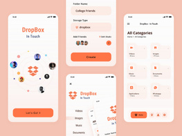 Dropbox App UI Kits preview picture