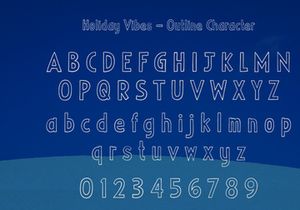 Holiday Vibes - Display Font