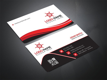 Corporate Business Card Design Template preview picture