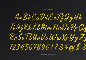 Mietta Smooth | Brush Handwritten Font