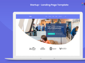 Startup Landing Page Template preview picture