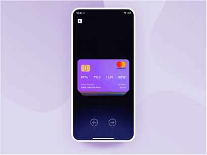 Credit card stack