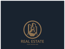 simple real estate logo design,building,skyscraper,property business,apartment,architecture vector
