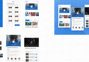 Film Streaming UI Kit for Figma - 5 High-Quality Screens
