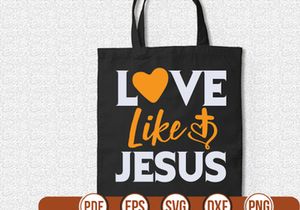 Love Like Jesus t shirt Design