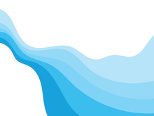 Abstract Water wave vector illustration design background