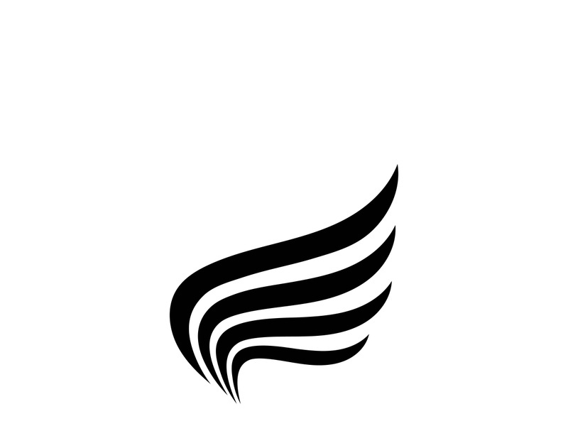 Wing illustration logo and symbol vector