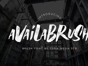 Availabrush Display Brush Font preview picture