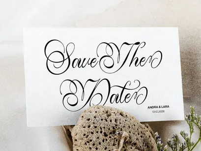 Song Camysa | Classic Elegant Script
