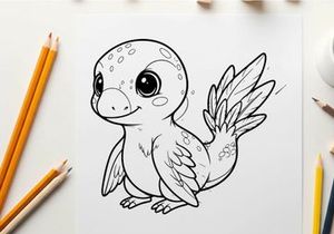 Cute baby owl waving vector illustration flat design