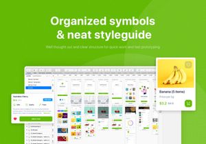 Delites - Online Grocery UI Kit for Sketch
