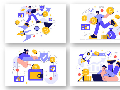 13 Cryptocurrency Wallet Illustration