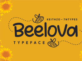 Beelova Font preview picture
