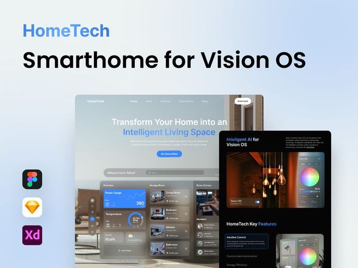 HomeTech - Smarthome for Vision OS