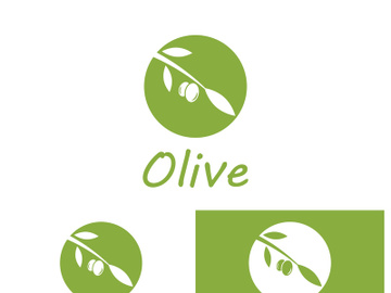 Olive fruit logo design. preview picture