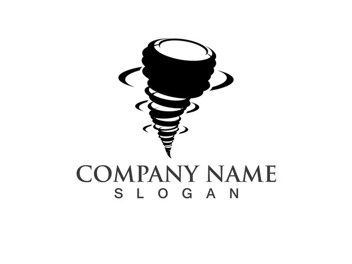 Tornado logo symbol vector illustration design