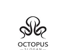 Octopus logo image design icon illustration animal vector
