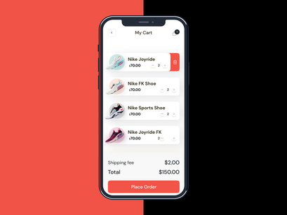 Shoe Store iOS App UI Kit