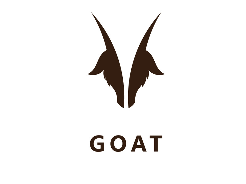 Goat logo icon vector template