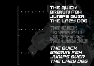 MOREKS - Futuristic Font